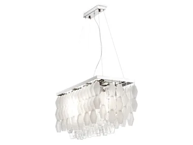 2080/RETT - Murano glass pendant lamp _ Il Paralume Marina